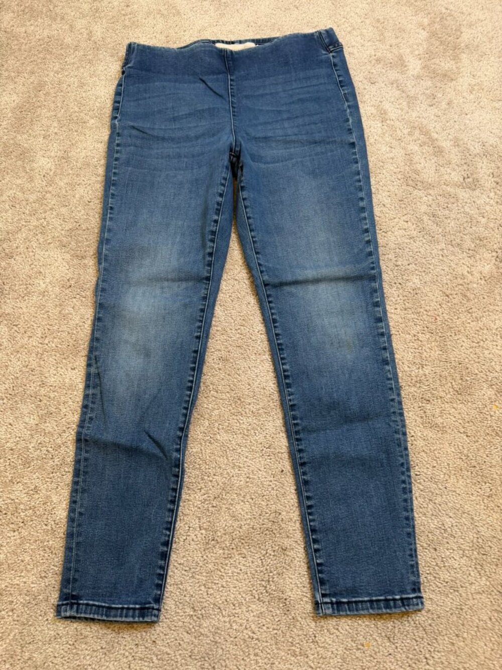 Soft Surroundings Pull-On Denim Leggings Jeans Size Medium